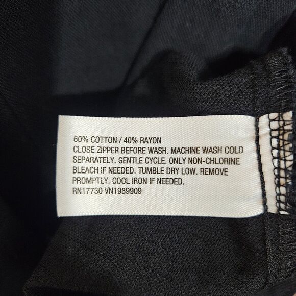 Princess Seamed Black Midi Dress Fitted Sz 14 Pockets Aged Black Goth Trad - Picture 6 of 7